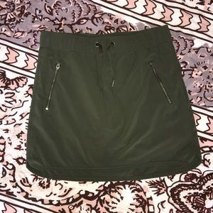 Army green Athleta Skort